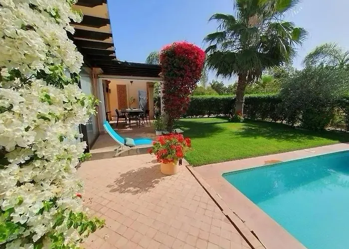 Villa Chez Imane Avec Piscine Chauffee A Orangeraie Dyar Shemsi